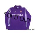 Fiorentina 2004-2005 Home Long Sleeve Shirt #11 Miccoli Lega Calcio Serie A Patch/Badge
