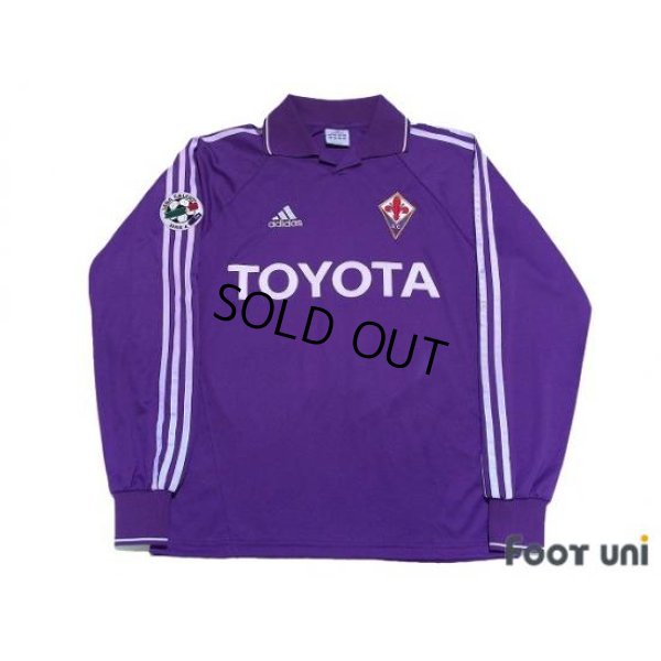 Photo1: Fiorentina 2004-2005 Home Long Sleeve Shirt #11 Miccoli Lega Calcio Serie A Patch/Badge