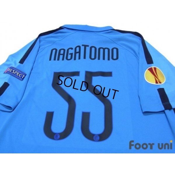 Photo4: Inter Milan 2014-2015 3RD Shirt #55 Nagatomo UEFA Europa League + Respect Patch/Badge w/tags