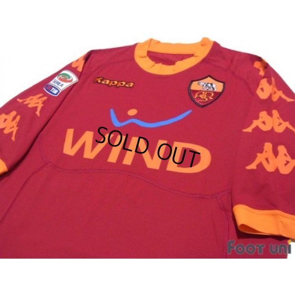 Photo3: AS Roma 2010-2011 Home Shirt #16 De Rossi Serie A Tim Patch/Badge w/tags