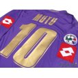 Photo3: Fiorentina 2007-2008 Home Player Long Sleeve Shirt #10 Mutu Lega Calcio Serie A Patch/Badge (3)