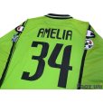 Photo4: Parma 2003-2004 GK Long Sleeve Shirt  #34 Amelia Lega Calcio Serie A Tim Patch/Badge + 90th Anniversary 1913-2003 Patch/Badge