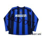 Inter Milan 2005-2006 Home Long Sleeve Shirt