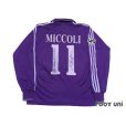 Photo2: Fiorentina 2004-2005 Home Long Sleeve Shirt #11 Miccoli Lega Calcio Serie A Patch/Badge (2)