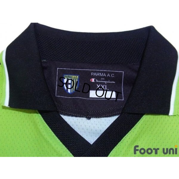 Photo5: Parma 2003-2004 GK Long Sleeve Shirt  #34 Amelia Lega Calcio Serie A Tim Patch/Badge + 90th Anniversary 1913-2003 Patch/Badge