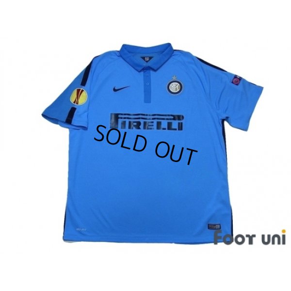 Photo1: Inter Milan 2014-2015 3RD Shirt #55 Nagatomo UEFA Europa League + Respect Patch/Badge w/tags