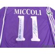 Photo3: Fiorentina 2004-2005 Home Long Sleeve Shirt #11 Miccoli Lega Calcio Serie A Patch/Badge (3)