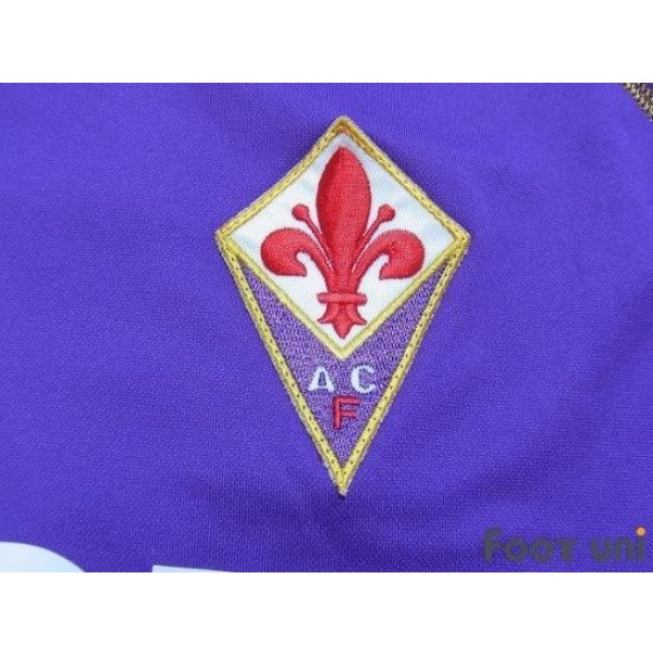 Photo6: Fiorentina 2008-2009 Home Long Sleeve Shirt #11 Gilardino Lega Calcio Serie A Tim Patch/Badge