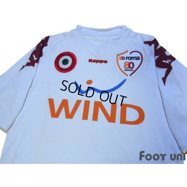 Photo3: AS Roma 2007-2008 Away Shirt 80th Anniversary Patch/Badge Coppa Italia Patch/Badge w/tags