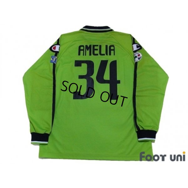 Photo2: Parma 2003-2004 GK Long Sleeve Shirt  #34 Amelia Lega Calcio Serie A Tim Patch/Badge + 90th Anniversary 1913-2003 Patch/Badge