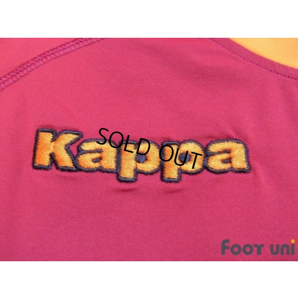 Photo6: AS Roma 2010-2011 Home Long Sleeve Shirt #10 Totti Champions League Patch/Badge + Respect Patch/Badge