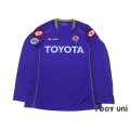 Fiorentina 2008-2009 Home Long Sleeve Shirt #11 Gilardino Lega Calcio Serie A Tim Patch/Badge