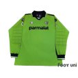 Photo1: Parma 2003-2004 GK Long Sleeve Shirt  #34 Amelia Lega Calcio Serie A Tim Patch/Badge + 90th Anniversary 1913-2003 Patch/Badge (1)