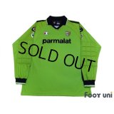 Parma 2003-2004 GK Long Sleeve Shirt  #34 Amelia Lega Calcio Serie A Tim Patch/Badge + 90th Anniversary 1913-2003 Patch/Badge