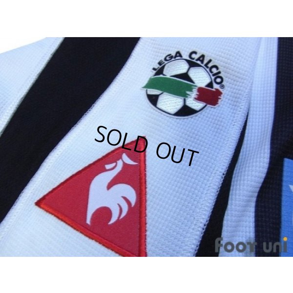 Photo8: Udinese 2003-2004 Home Long Sleeve Shirt #6 Jankulovski Lega Calcio Patch/Badge