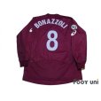 Photo2: Reggina 2003-2004 Home Long Sleeve Shirt #8 Bonazzoli Lega Calcio Tim Cup Patch/Badge (2)