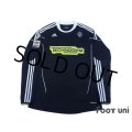 Cesena 2010-2011 Away Authentic Long Sleeve Shirt #5 Nagatomo Serie A Tim Patch/Badge