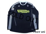 Cesena 2010-2011 Away Authentic Long Sleeve Shirt #5 Nagatomo Serie A Tim Patch/Badge