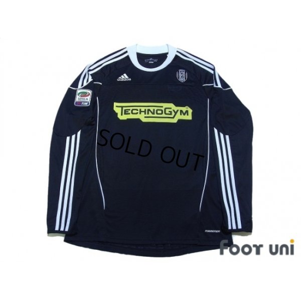 Photo1: Cesena 2010-2011 Away Authentic Long Sleeve Shirt #5 Nagatomo Serie A Tim Patch/Badge