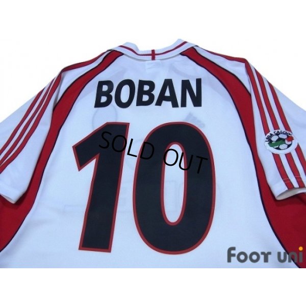 Photo4: AC Milan 2000-2002 Away Shirt #10 Boban Lega Calcio Patch/Badge