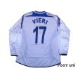 Photo2: Atalanta 2006-2007 Away Long Sleeve Shirt #17 Vieri Lega Calcio Serie A Tim Patch/Badge (2)