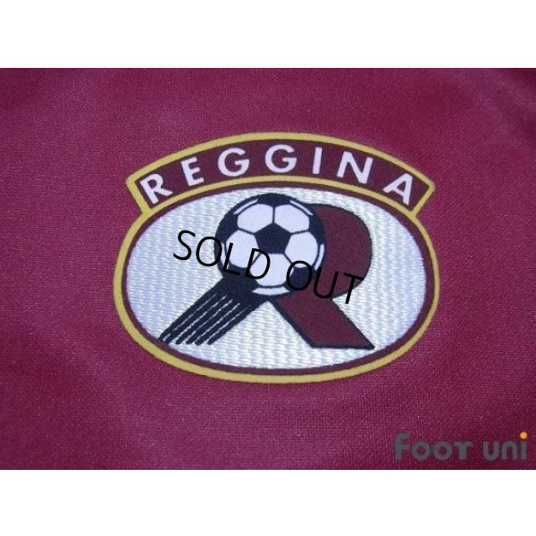 Photo6: Reggina 2003-2004 Home Long Sleeve Shirt #8 Bonazzoli Lega Calcio Tim Cup Patch/Badge
