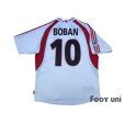 Photo2: AC Milan 2000-2002 Away Shirt #10 Boban Lega Calcio Patch/Badge (2)