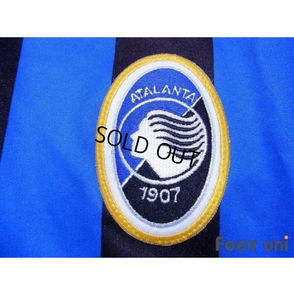 Photo5: Atalanta 2001-2002 Home Long Sleeve Shirt Lega Calcio Patch/Badge