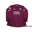 Photo1: Reggina 2003-2004 Home Long Sleeve Shirt #8 Bonazzoli Lega Calcio Tim Cup Patch/Badge (1)