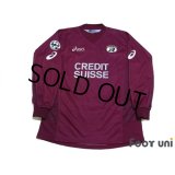 Reggina 2003-2004 Home Long Sleeve Shirt #8 Bonazzoli Lega Calcio Tim Cup Patch/Badge