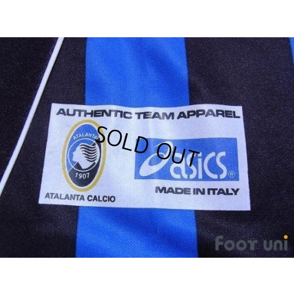 Photo6: Atalanta 2001-2002 Home Long Sleeve Shirt Lega Calcio Patch/Badge