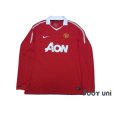 Photo1: Manchester United 2010-2011 Home Long Sleeve Shirt #18 Scholes (1)