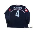 Photo2: Palermo 2002-2003 Away Long Sleeve Shirt #4 Morrone Lega Calcio Patch/Badge (2)