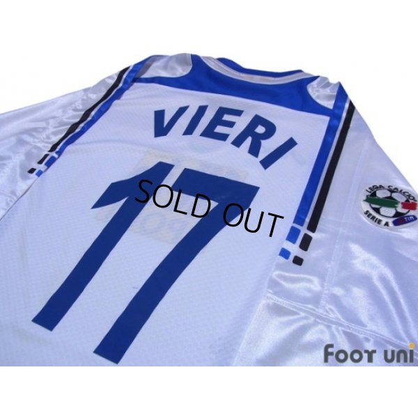 Photo3: Atalanta 2006-2007 Away Long Sleeve Shirt #17 Vieri Lega Calcio Serie A Tim Patch/Badge