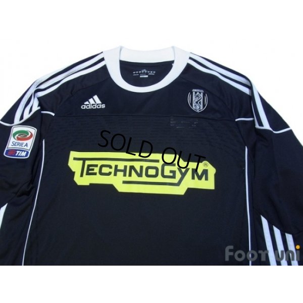 Photo3: Cesena 2010-2011 Away Authentic Long Sleeve Shirt #5 Nagatomo Serie A Tim Patch/Badge