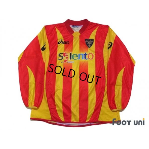 Photo1: Lecce 2005-2006 Home Long Sleeve Shirt