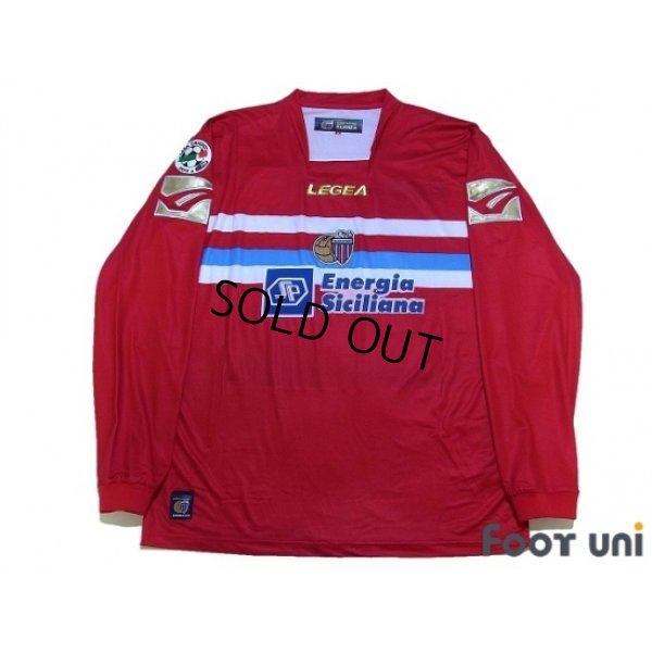 Photo1: Catania 2009-2010 3RD Long Sleeve Shirt #15 Morimoto Lega Calcio Serie A Tim Patch/Badge