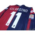 Photo4: Genoa 2013-2014 Home Long Sleeve Shirt #11 Gilardino Serie A Tim Patch/Badge