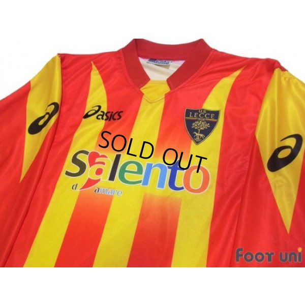 Photo3: Lecce 2005-2006 Home Long Sleeve Shirt