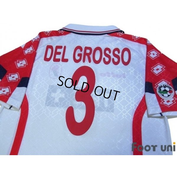 Photo4: Bari 1999-2000 Home Shirt #3 Del Grosso Lega Calcio Patch/Badge