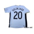 Photo2: Manchester United 2006-2007 Away Shirt #20 Solskjaer w/tags  (2)