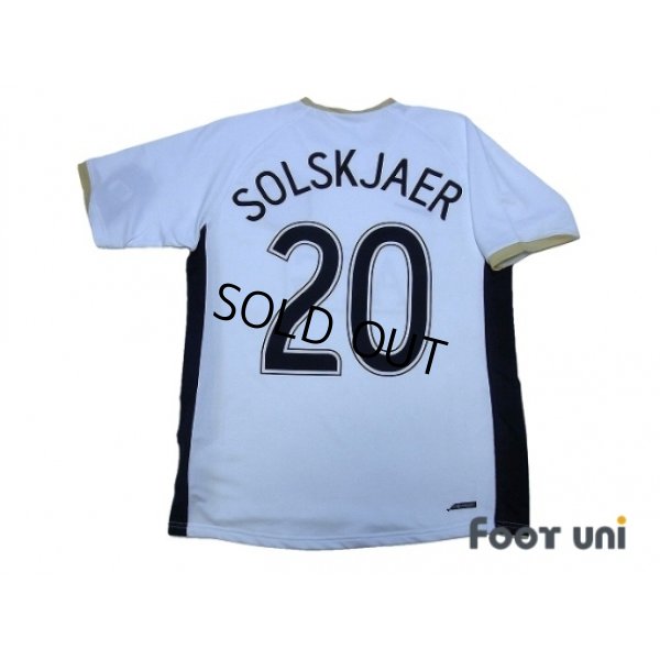 Photo2: Manchester United 2006-2007 Away Shirt #20 Solskjaer w/tags 