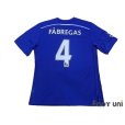 Photo2: Chelsea 2014-2015 Home Shirt #4 Fabregas BARCLAYS PREMIER LEAGUE Patch/Badge w/tags (2)