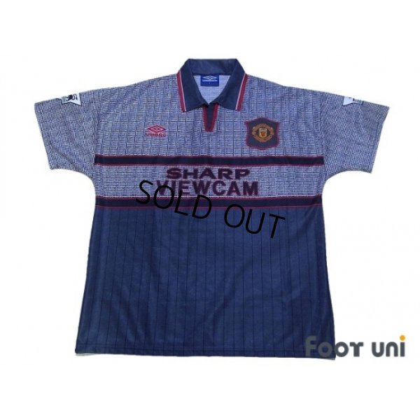 Photo1: Manchester United 1995-1996 Away Shirt #7 Cantona Premier League Patch/Badge