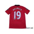 Photo2: Manchester United 2013-2014 Home Shirt #19 Welbeck Premier League Champions Patch (2)