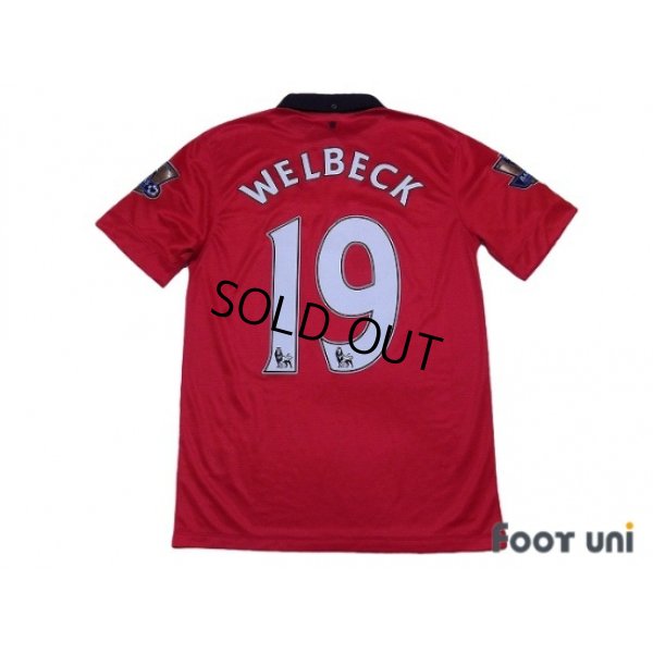 Photo2: Manchester United 2013-2014 Home Shirt #19 Welbeck Premier League Champions Patch