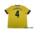 Photo2: Arsenal 2010-2011 Away Shirt #4 Fabregas (2)