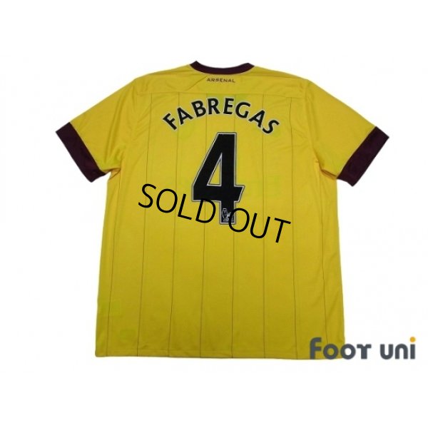 Photo2: Arsenal 2010-2011 Away Shirt #4 Fabregas