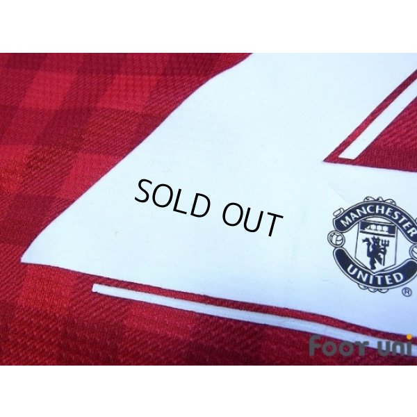 Photo8: Manchester United 2012-2013 Home Long Sleeve Shirt #20 van Persie Champions League Patch/Badge
