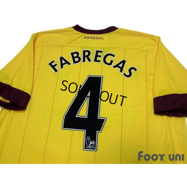 Photo4: Arsenal 2010-2011 Away Shirt #4 Fabregas